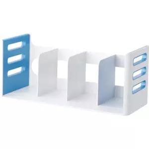 데코 4단 책꽂이(하늘 )책 다용도 문구용 정리 책장 보관 정리함 서류 수납함