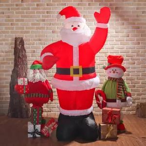 200cm 대형 에어 산타크리스마스장식 소품 용품 파티 인형 인테리어 장식품