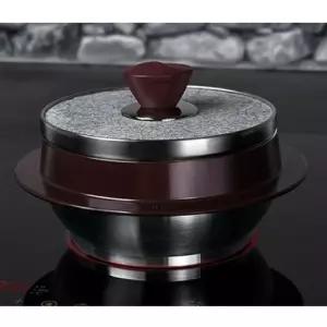 키친아트 돌솥 냄비 뚝배기 가마솥 3인 15cm밥 곱솥 가정용 곱냄비 주방 요리용