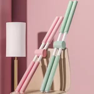 [월드온] 하루10분 바른자세 스트레칭봉 요가 필라테스 십자봉 스트레칭스틱 밸런스바 자세교정 홈트헤이닝