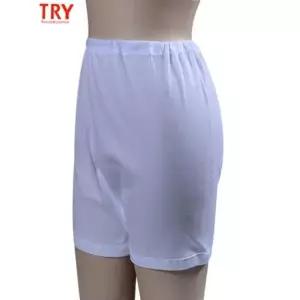 (트라이)여성 백색 면사각 팬티겸속바지-110까지
