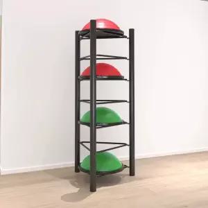 수납 화이트 거치대 보수 하프 다용도 홈트 학원 필라테스 하프볼