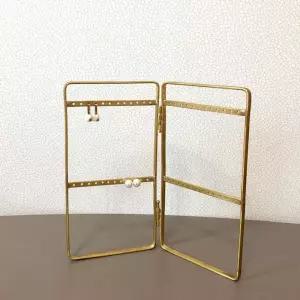 황동 귀걸이거치대 악세사리진열대보관함 보석함 엔틱 정리함 악세사리함 정리대 주얼리 얼열장