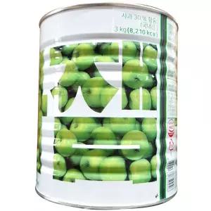 사과잼 (가림 3K)X6과일 과일쨈 사과쨈 사과 스프레드 쨈 달콤한쨈 토스트쨈 캔쨈 캔잼 잼캔 과일