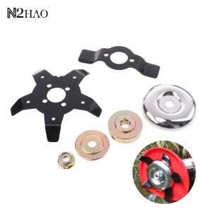 헤드 브러시 커터용 이중 용도 잡초 기계 예초기 절단 트리머 잔디 플레이트 커터 1PC 도구