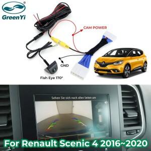 플매트 카펫 러그 앤 플레이 후방 카메라 르노 모델 탈리스만 시닉 4 저니 IV 메간 R9 Rlink 2 OES 연결 간