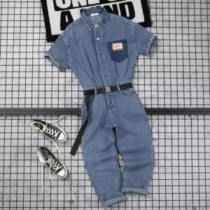 여름 여름점프수트 오버롤 남녀공용 점프수트 반팔