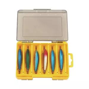 루어 양면태클박스 (2p 옐로우 12칸) DK37미노우 낚시소품케이스 케이스 끼수납함 미끼 에기 미니