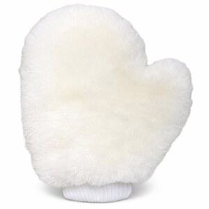 트루 내추럴 램스킨 세차 미트 습하고 건조한 용도와 페인트칠을 위한 대형 양가죽