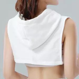 여성 블랙 화이트 맨투맨 레이어드 후드 패션 스타일 여자목카라 남녀공용 넥케이프