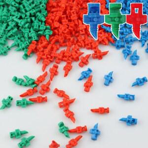 50개 마이크로 정원 잔디 스프레이 굴절 각도 스프링클러 360 관개 노즐 미스트 90 180 단순