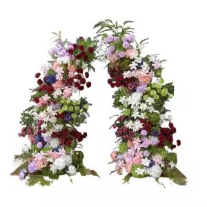 웨딩 촬영 아치 넝쿨 프레임 스탠드 꽃 장식 파티