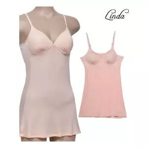 노와이어 일체형캡 끈 슬립원피스 보들보들한촉감 mZy8+5RHw