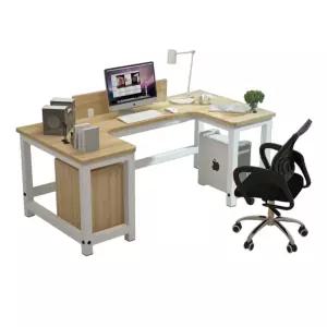 U자형 데스크 코너 사무실 컴퓨터 책상 라운드 ㄷ자형