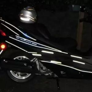 슈퍼 빛반사 튜닝테이프 자동차튜닝 실버 안전테잎 야광 비상구