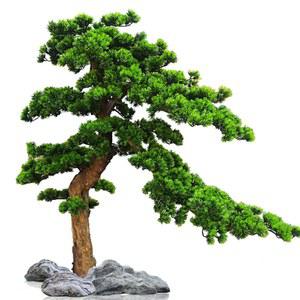 실내 술집 정원 매장 조명 조경 거실 커피숍 나무 카페 LED 인조 소나무 정원꾸미기