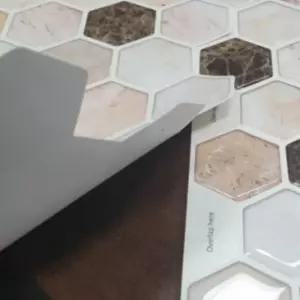 접착식 혼합 벽돌 데코 타일스티커 벽지 스티커 타일