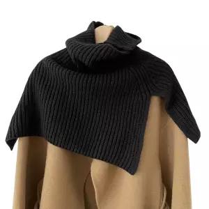 어깨 니트 케이프 숄 망토 목도리 넥워머 여성