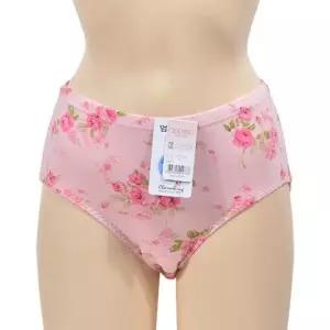 플라워 패턴 중년 여성 할머니 방수 요실금 위생 팬티 2매입