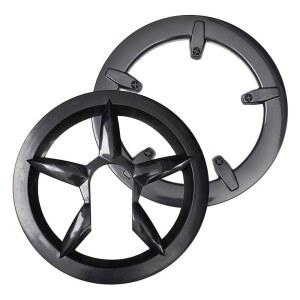 자전거 크랭크셋 체인 휠 커버 가드 교체 보호대 내마모성 스프로킷 보호 커버 5 홀 40 42 톱니