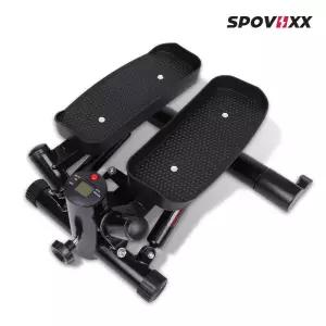 스포빅트위스트스텝퍼(블랙) 스탭 실내운동용품 재활훈련 홈트레이닝기구 스테 유산소 걷기 가정용 계단오