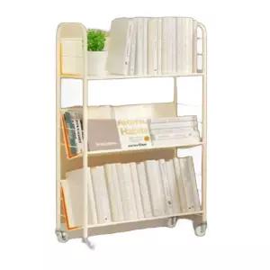 북트롤리 책장 이동식책꽂이 3단 4단