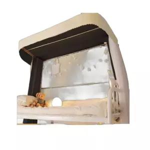 이층침대텐트 암막 방한 침대 캐노피 곡선 지붕 커텐 2층 기숙사