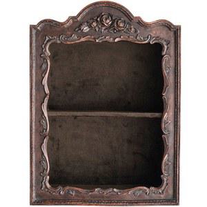 앤티크 꽃무늬 거실 현관 수지 벽걸이 다층 수납 벽장 유럽식 선반