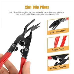 자동차 헤드 라이트 수리 설치 도구 트림 클립 제거 펜치 밴 도어 패널 근막 대시 인테리어 플라스틱 리벳