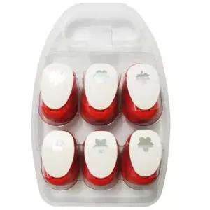 )모양펀치세트(소형 6종꽃) 환경미화 공예 테두리 공예품 예쁜품 신형