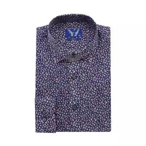 갤러리아 예작26년S/S(슬림핏)코튼 프린트 직단 여름 긴팔셔츠 YJFMUA591BL