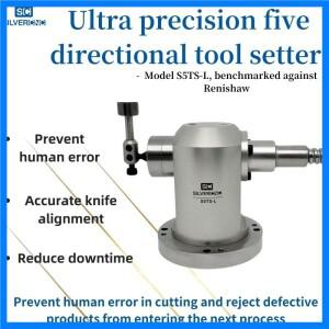 길이, 직경, 스윙, 절단, 조각 측정을 위한 실버CNC 5방향 공구 프리세터