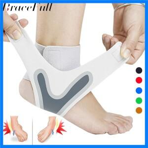 1Pcs 조정 가능한 압축 발목 슬리브 탄성 발목 받침대 가드 발 염좌 방지 지원 발 뒤꿈치 보호 스트랩