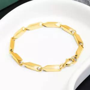 여성 18k 5중 특수 압축 도금 변색없는 팔찌 대나무육각 / 무알러지 악세사리 패션 주얼리 쥬얼리