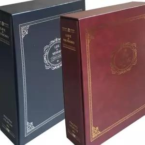 N15 자주색 대용량 포토북 사진앨범 링접착식앨범 자