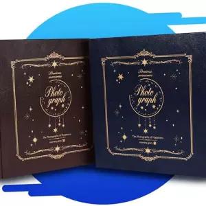 N44 4R 접착 앨범 30매 하드커버 링 바인더 포토 사진