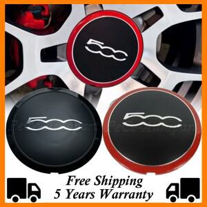 51884863 더스트 커버 휠 센터 허브 캡, 블랙, 실버, 레드, 133mm, 피아트 500 용, 68078419AC,