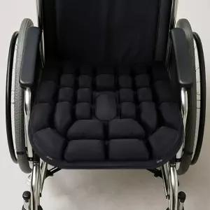 휠체어방석 에어메쉬 U자형 블랙 욕창방지방석