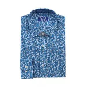 갤러리아 예작26년S/S(일반핏)코튼 프린트 카라스냅 직단 여름 긴팔셔츠YJFMUA