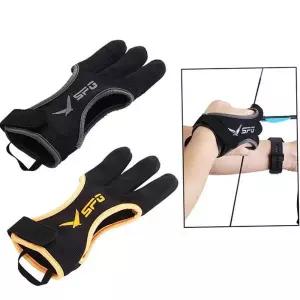 보호대 장갑 손가락 가드 국궁 미끄럼방지 세손가락 양궁