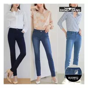 [뱅뱅] 여성 레귤러핏 스판 데님 3종세트 1118694