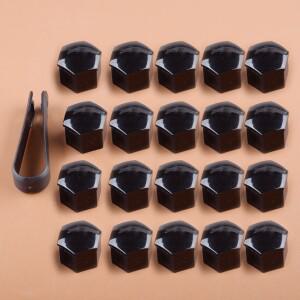랜드 로버 레인지 스포츠 Buick Regal Vauxhall Insignia에 맞는 20pcs 22mm 블랙 휠 러그 너트 볼트 커버