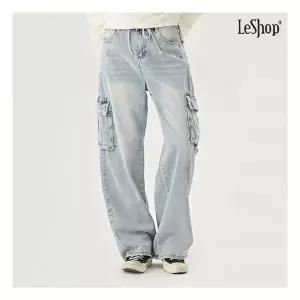 [르샵]카고 빈티지 데님 롱 팬츠 (DO1TA002A) 1119052