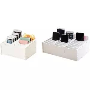 수납함 데스크 핸드폰 리모컨 멀티 테이블 소품 12칸 정리