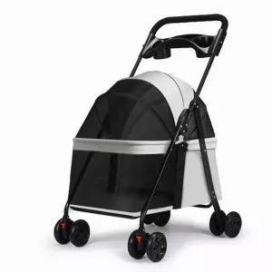 유모차 강아지 애견 고양이 산책 외출용 카트 접이식 이동장