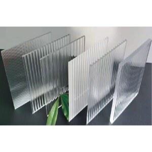 재단 줄무늬 판 보드 스톤무늬 U스트라이프 투명핀 테이블