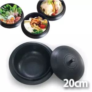 국내산 퀸센스 인덕션겸용 세라믹 가마솥 20cm냄비 밥솥 돌솥 가마 냄비 솥밥 인덕션