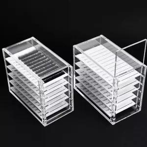 정리함 아크릴 속눈썹 보관함 5단 수납 케이스 거치대