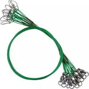 아티빈 담수 스테인리스 낚시 리더 소금물 고강도 와이어 리그 스냅 블랙 니켈