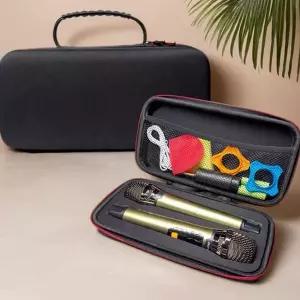 파우치 마이크 수납 정리 가방 디지털 케이스 손잡이 보관함